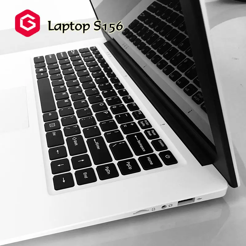 China 15.6 inch notebook laptop with Intel Z8350 CPU support Win 10 os