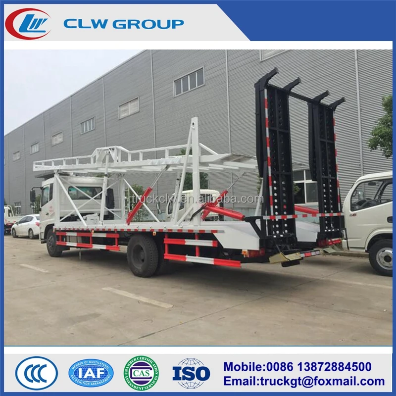 Emergency Car Carrier slide bed rescue truck 10 ton flatbed tow truck Customized one drive three four car