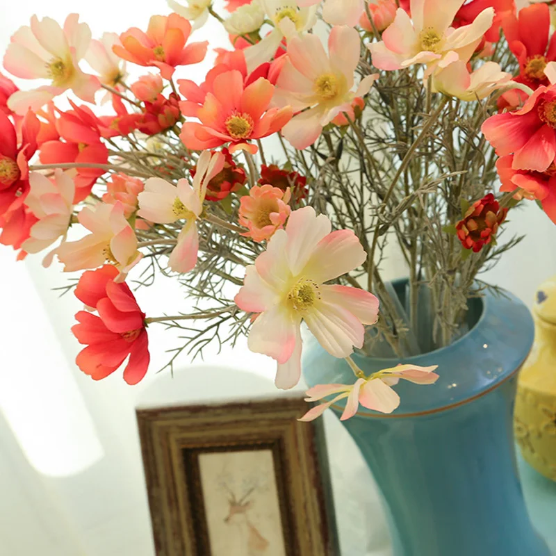 China Artificial Flowers for Decoration Chrysanthemum Wholesale Artificial Flowers