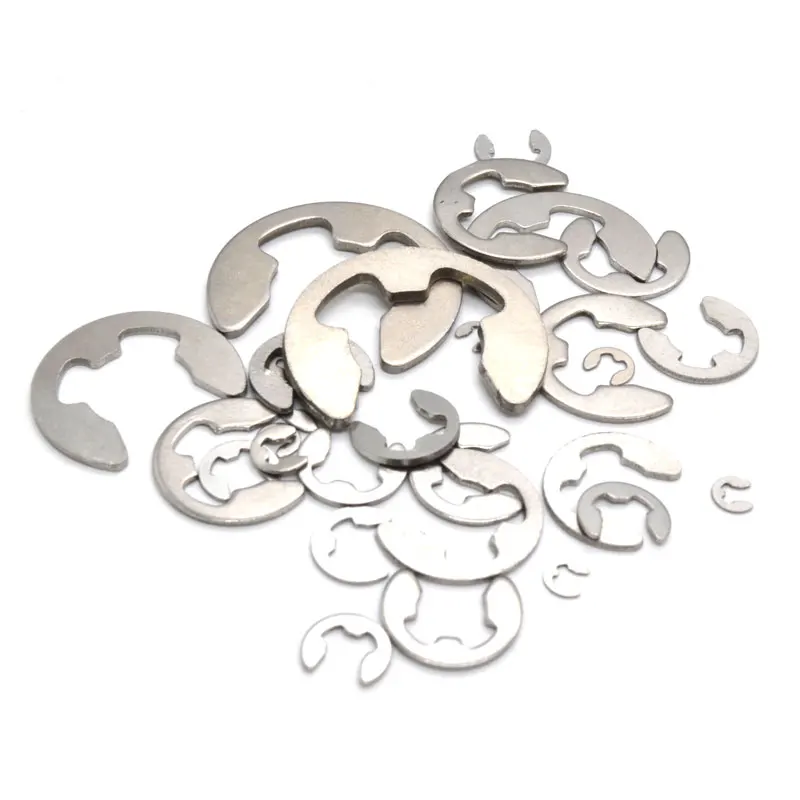 Stainless steel e type snap ring split retaining washer din 6799