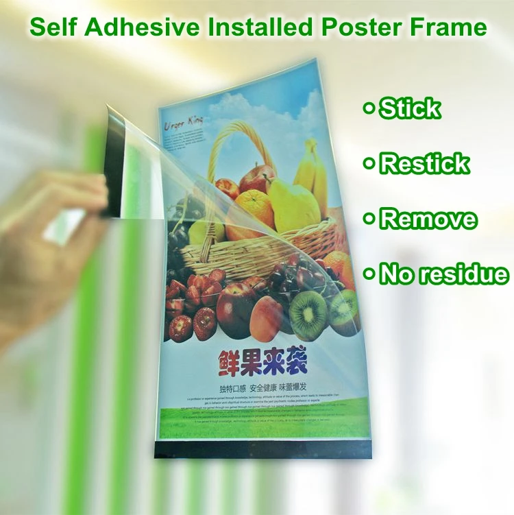 
Peel & Stick A4 Wall Mount Paper Acrylic Brochure Sign Holder 