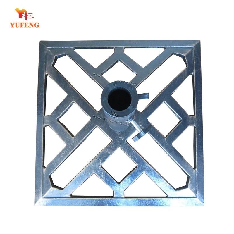Antique design cast iron umbrella base