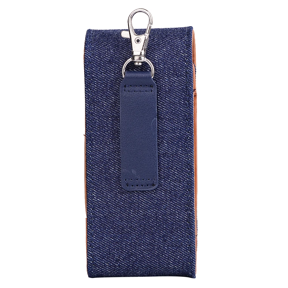 
Hot sale protective carrying cover cowboy jean pouch bag for IQOS Electronic Cigarettes denim leather case 