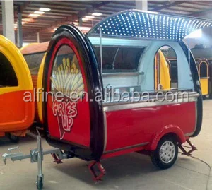 Fast Food Mobile Kitchen Trailer Icecream Vending Fast Food Carts, Hotdog Cart, Food Cart For Sale