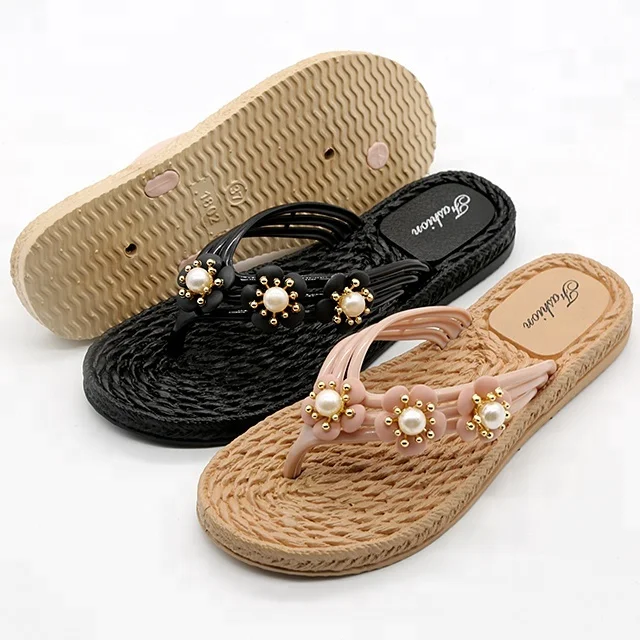 
Fashion Design Made in China PCU women Flat Slippers 