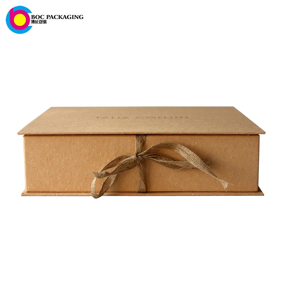 Vanilla kraft special paper gift box