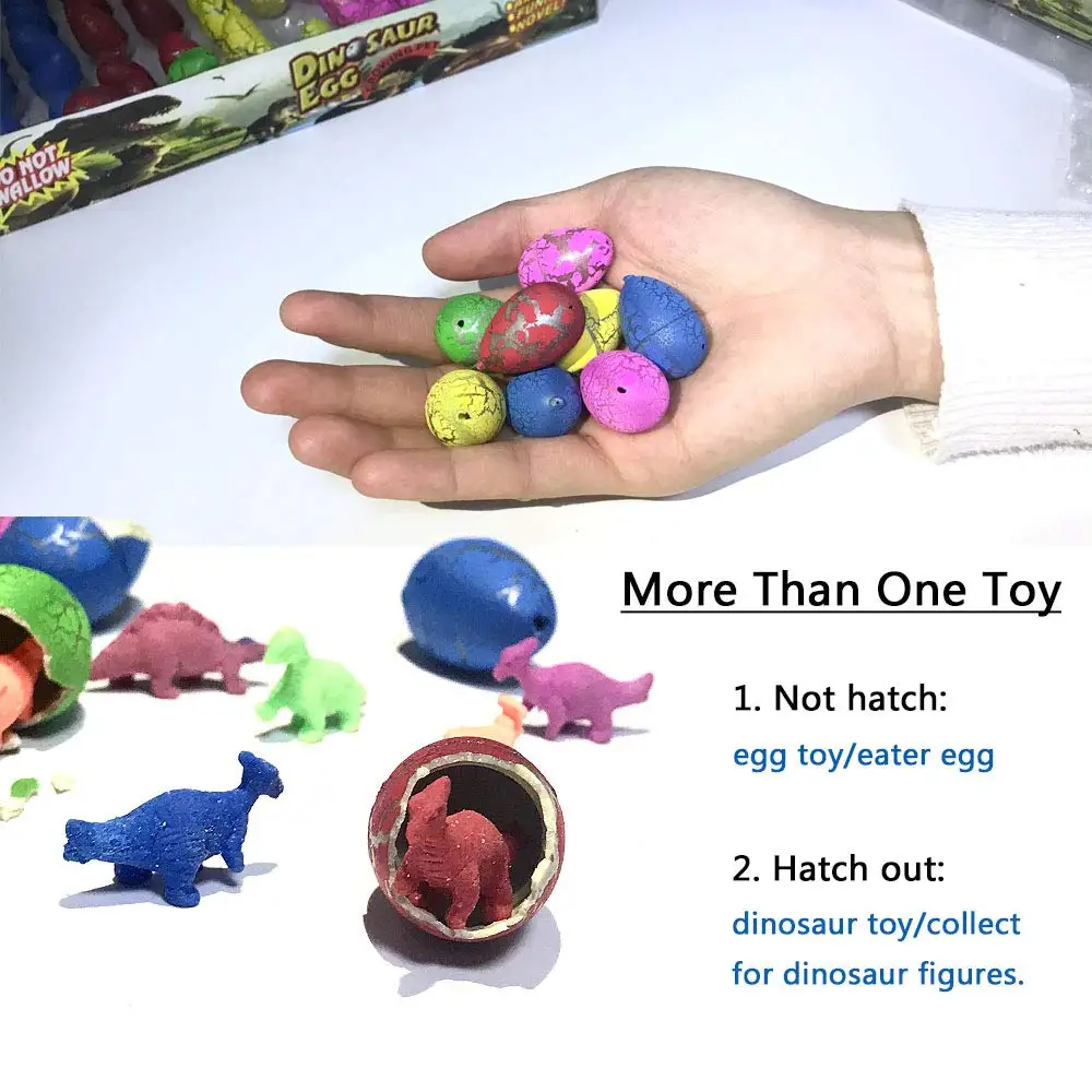 Dinosaur Grow Eggs Assorted Color Hatch Eggs for Easter Egg Hunt