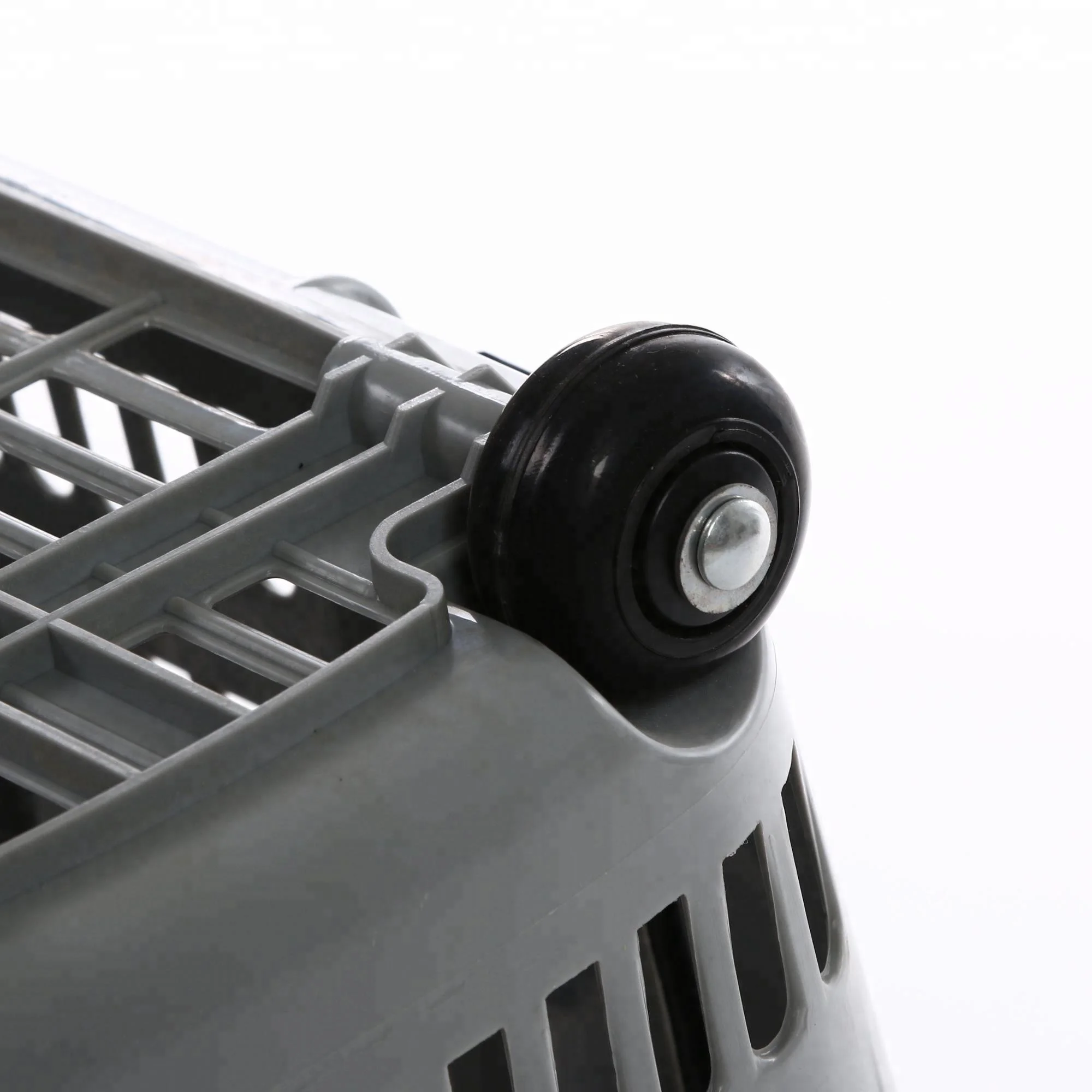 Rolling Shopping Basket with Telescopic Handle