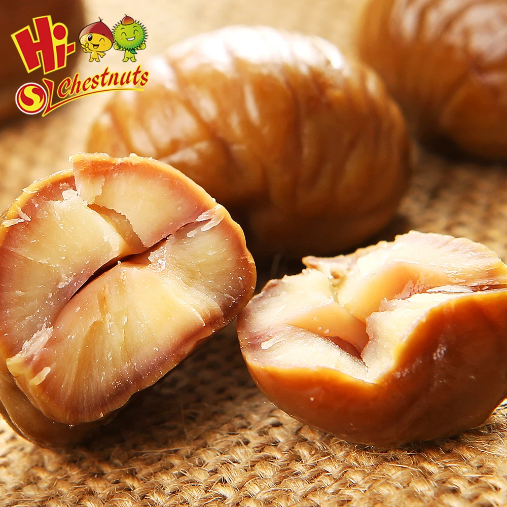 cheap price beijing roasted peeled chestnut snacks
