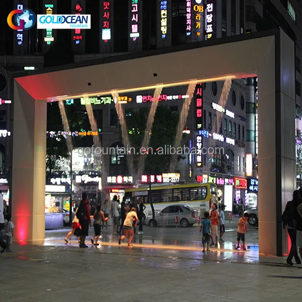 Trade Assurance Digital Water Printer Curtain for Show