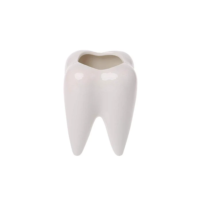 Ceramic Succulent Plant Pots with Tooth Shape