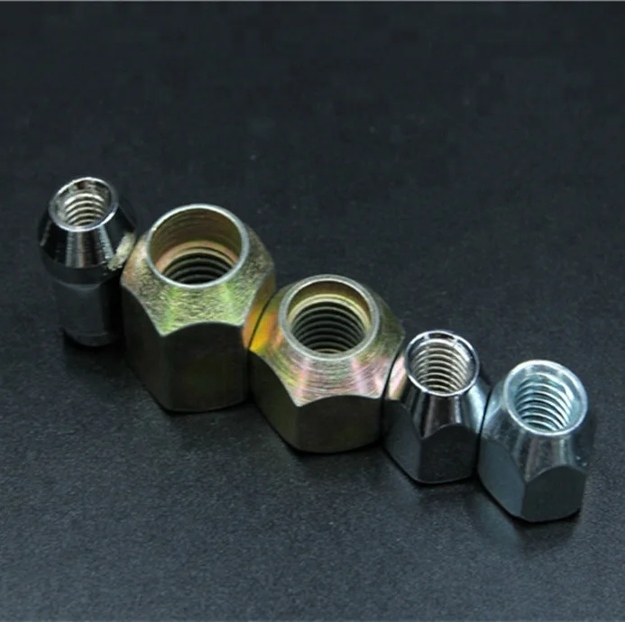14x1 Stainless steel SS304 SS316 alloy anti theft car truck conical wheel hex nuts