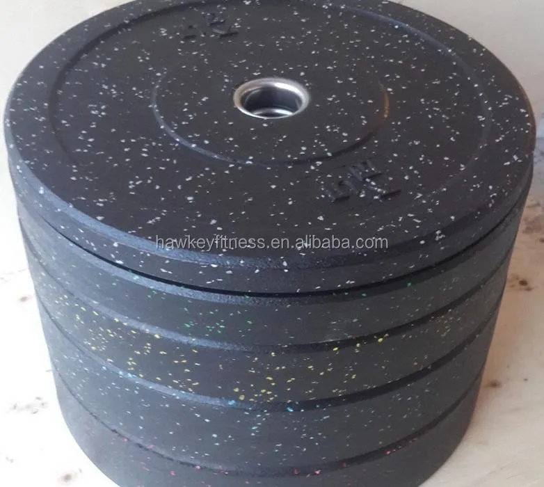 
colorful sport training top grade crumb bumper plate 