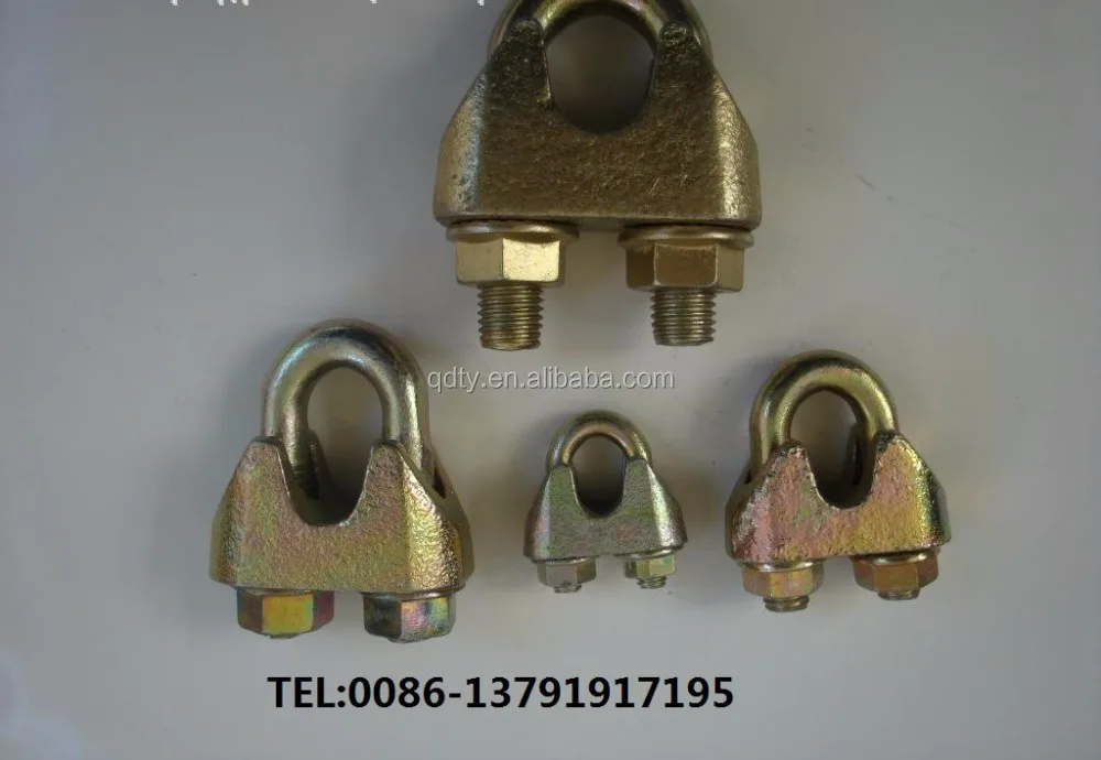 China Casting  Fitting Malleable Steel Din 1142 Wire Rope Clip