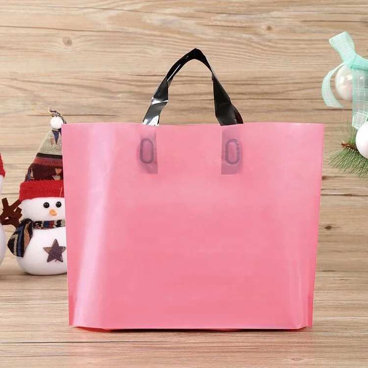 China manufacture OEM pe pvc shopping bags for clothes with cheaper price