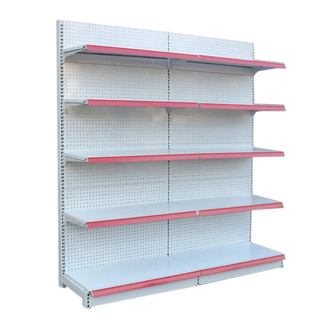 Standard Commercial Good Pricing Steel Supermarket Shelving