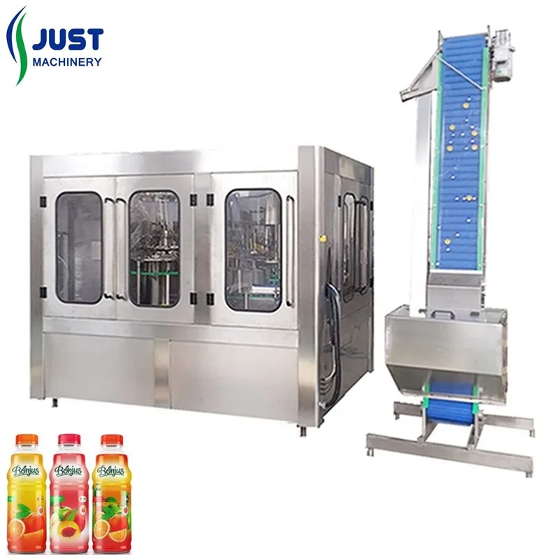 Automatic bottled fruit apple orange juice packing machine plant manufacturer