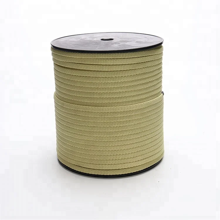 
China made heat resistant Kevlar aramid rope for glass tempering furnace 