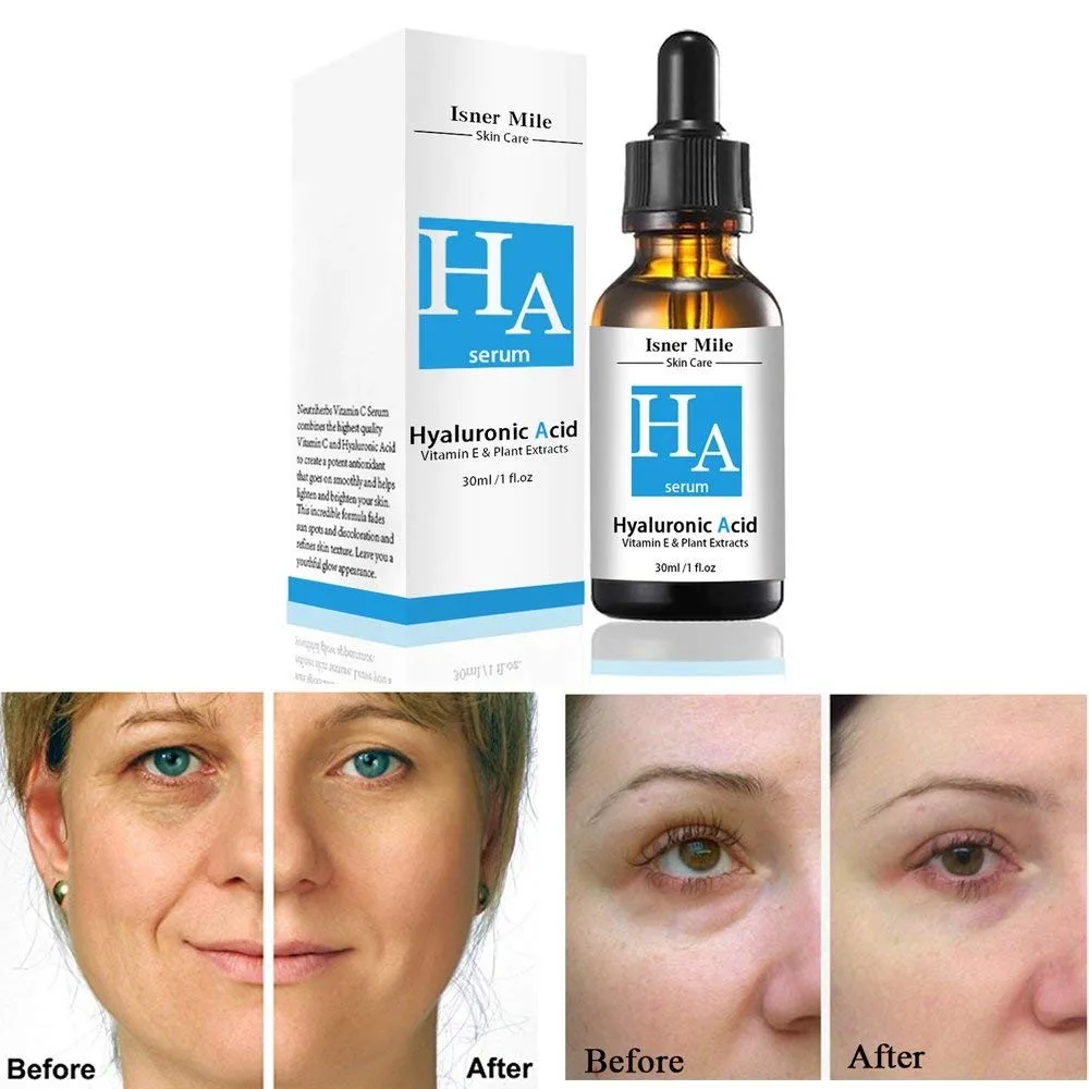 In Stock Naturals Powerful Hyaluronic Acid Serum for Face, Hydrates and Plumps Skin , Renewing Glow and Brightness