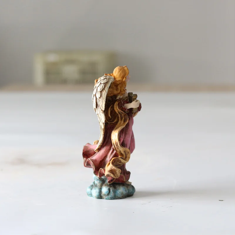 China Polyresin Craft Best Selling Souvenir Resin Antique Decorative Religious Angel Statue For Wholesale