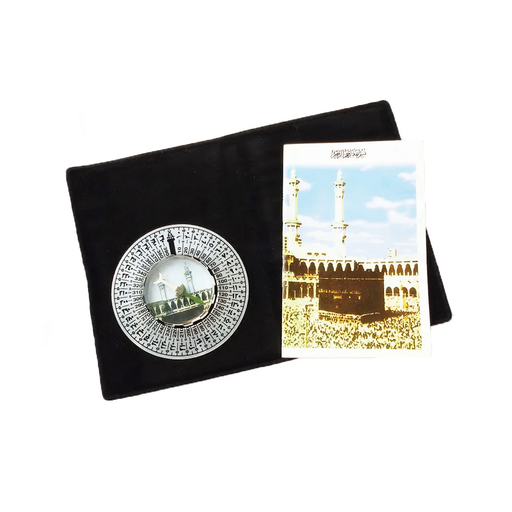 promotional high quality custom qibla direction compass with map