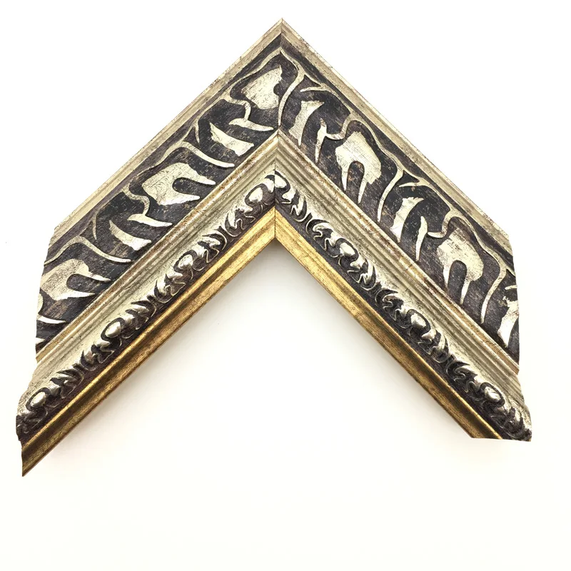 Large Polystyrene Materials Decorative  Wooden Picture Frame Moulding For Oil Painting