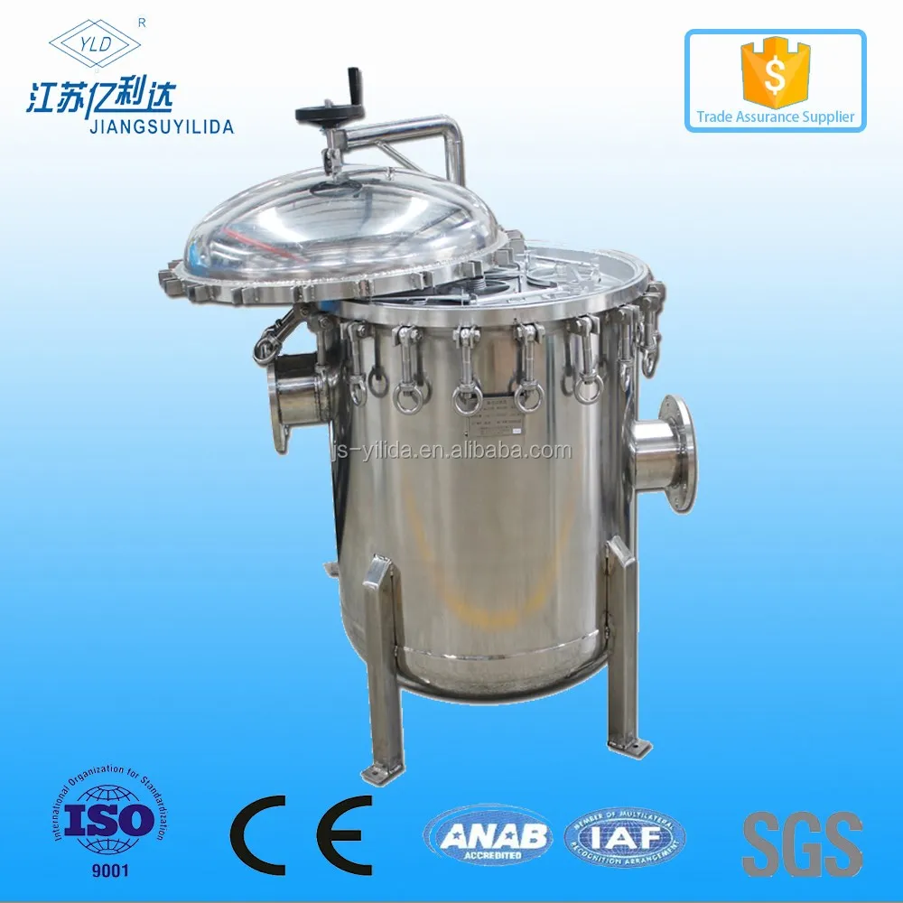 0.5 micro drinking water filter bag type, stainless steel bag filter housings,reusable polyester pleated bag filter