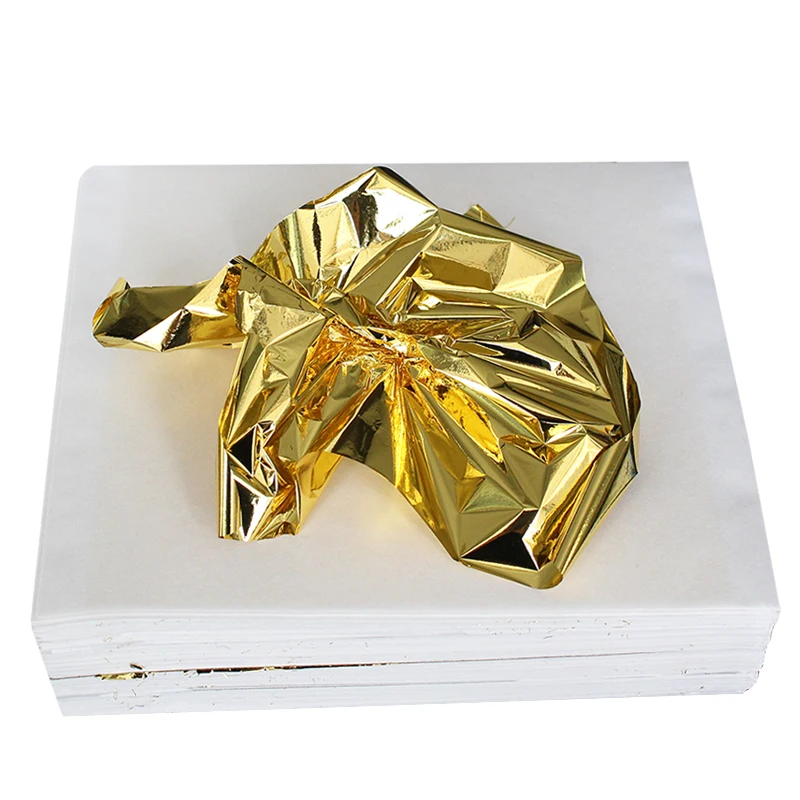 Тайвань понять K листовое золото 13X13.5cm 500 шт. украшения стены масонское убранство мебель имитация передача тепла