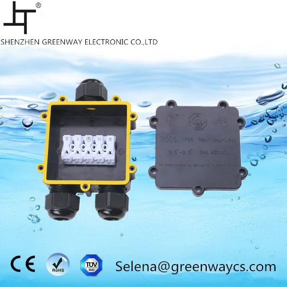 Greenway M686-4 Europe type enclosure Professional production Plastic IP68 waterproof junction box