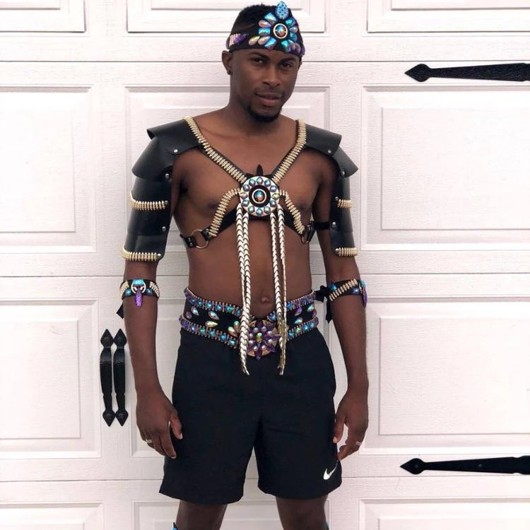 Handmade Customized Carnival Costumes Male Wear Samb Costume Western Wear Costume