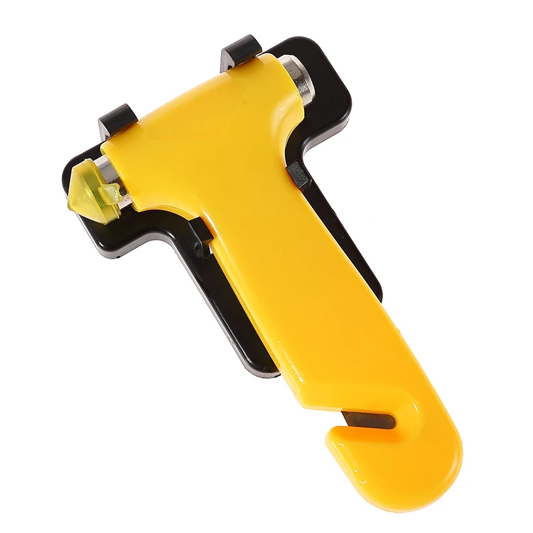 2-in-1 Window Glass Breaker and SeatBelt Cutter Auto Car Safety Hammer