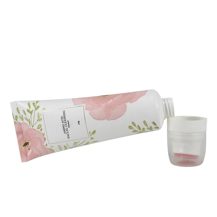 
Refillable Cosmetic Containers 100ml Squeeze Aluminum Plastic Sample Packaging Face Cream Moisturizer Body Lotion Tube 