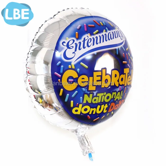 custom mylar balloon round globos metalicos with logo printed