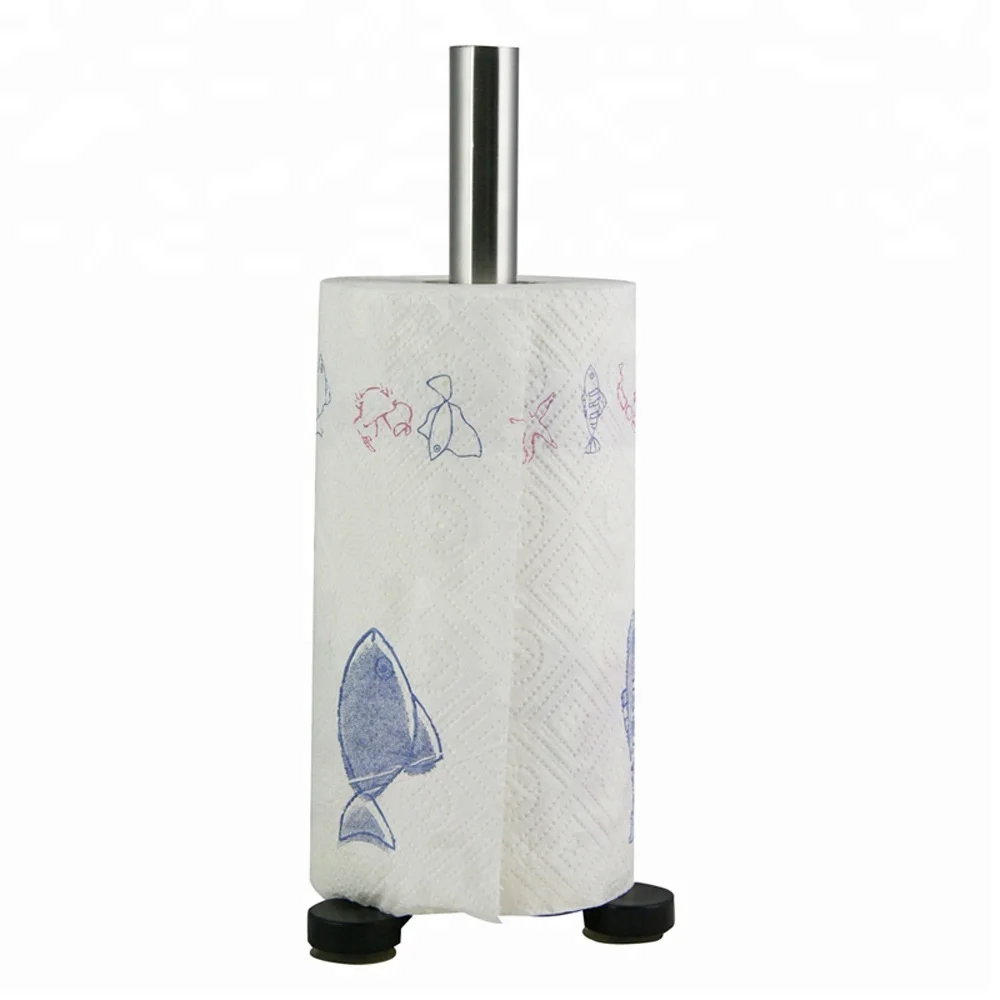 
Stainless steel home decorative simple style metal paper towel holder 