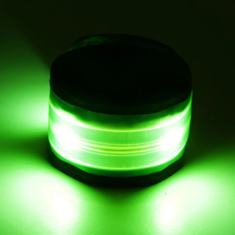 high bright led flashing strip light flat optical fiber slap bracelet