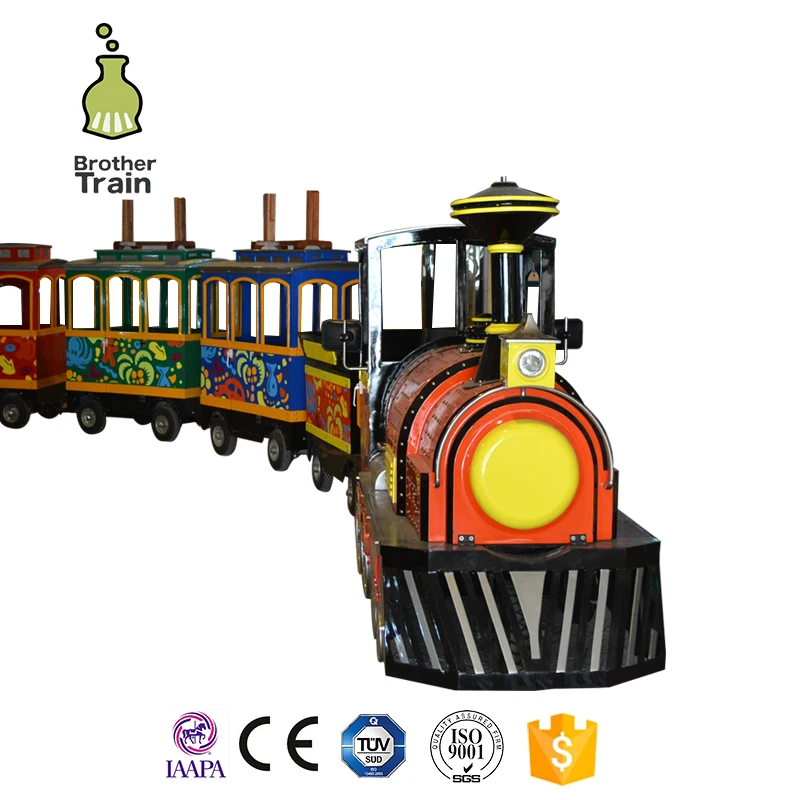 China Low price Trackless electric small battery locomotive for