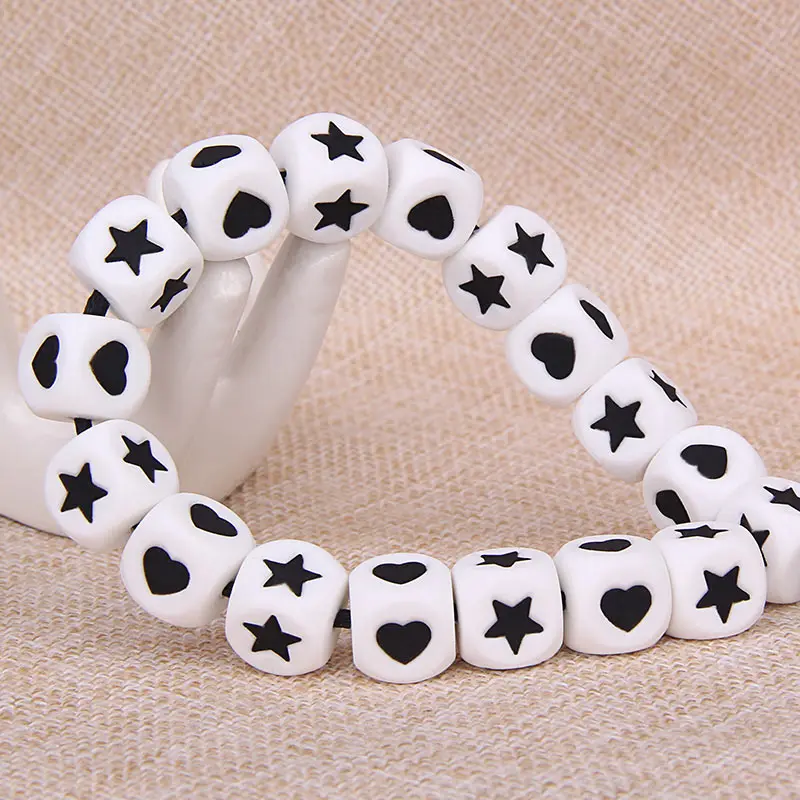 
China Suppliers Round Silicone Teething Loose Beads For Jewelry 