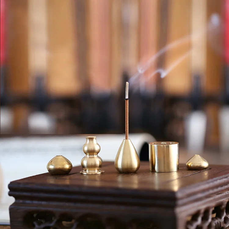 Brass Etching design Incense Stick Holder oud Incense Burner holder