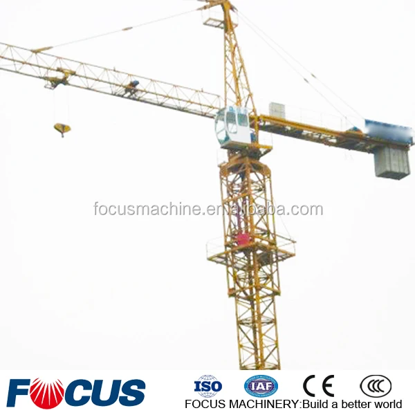 Heavy Duty Luffing Jib Tower Crane with 32t loading capacity