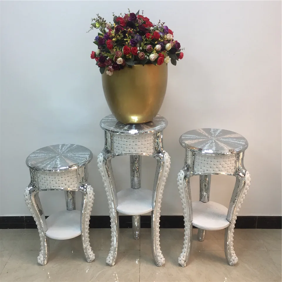 Wooden furniture home decor vases white single drawer flower stand chair