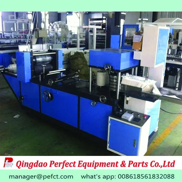 N/M форма бумаги салфетка tissue складной и тиснения машина с 2 цветной печати