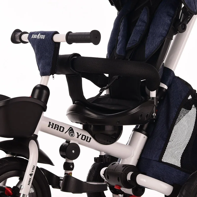 Высококачественный детский трехколесный велосипед 4 в 1, Прямая продажа с завода, детский трехколесный велосипед в русском стиле