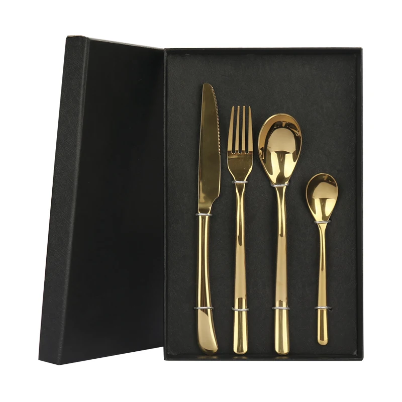 Cut Steak Cutlery Western Tableware Set Of 4 French Western Full Set Of Stainless Steel Home Travel Tableware Set