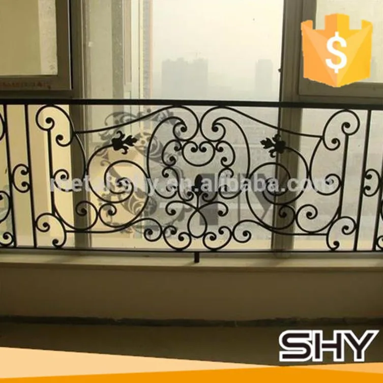 wrought iron art ornament fence decoration part forging weldable flowers accessories forged steel baluster stair rail handrail