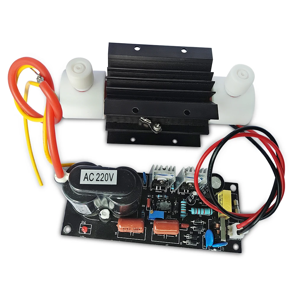 Adjustable concentration power supply and ozone tube for ozone generator