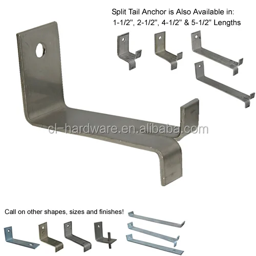 Отверстие-якорь из нержавеющей стали с разделенным