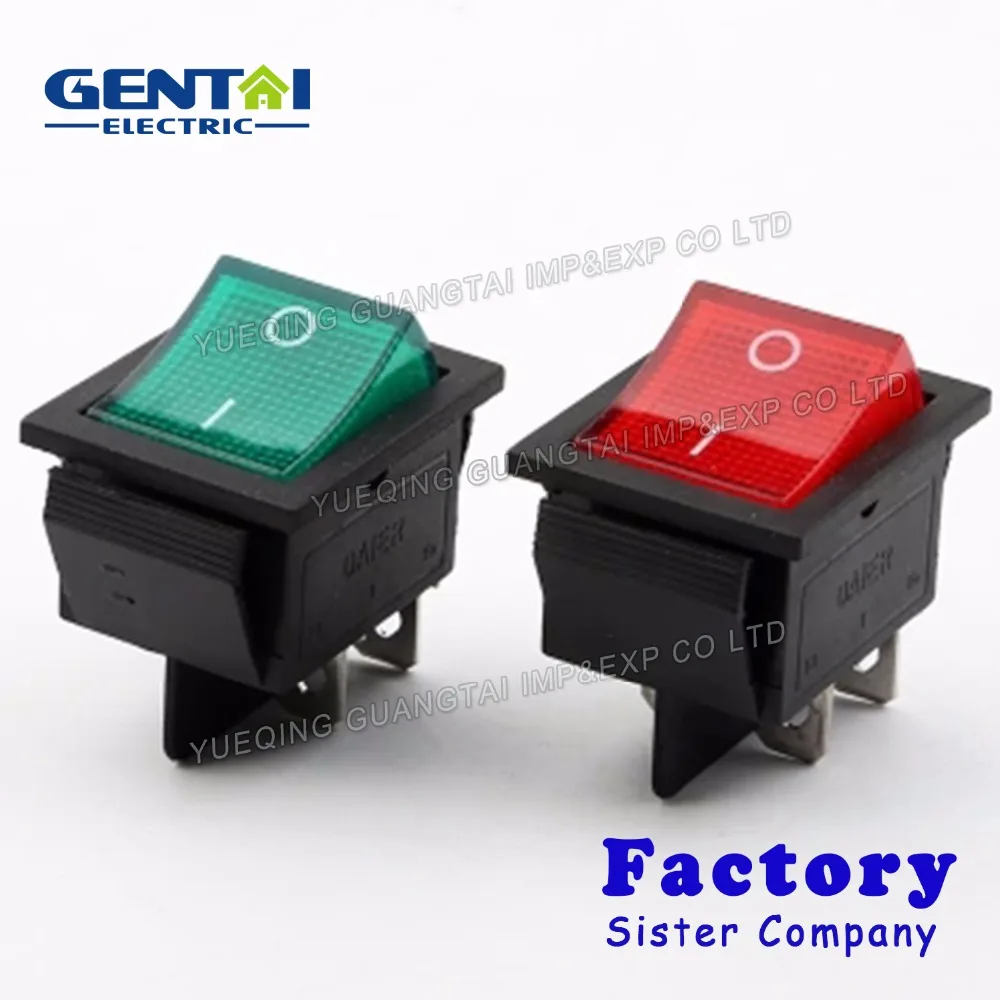 Good Quality leci RS606 4 pin ON-OFF 250vac 16a t100/55 rocker switch