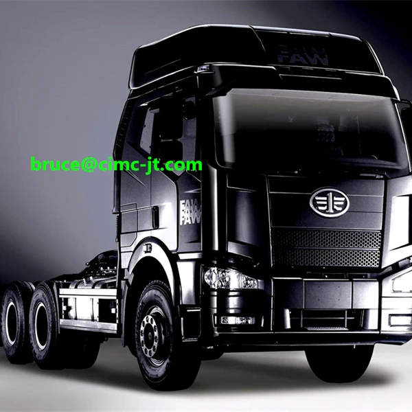 china faw j6 6X4 euro 5 tractor truck and automatic transmission tractor truck