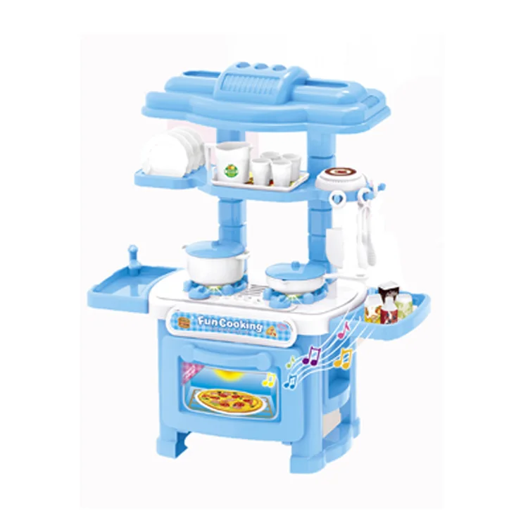 
Kids pretend play cooking game plastic kitchen toy play set 