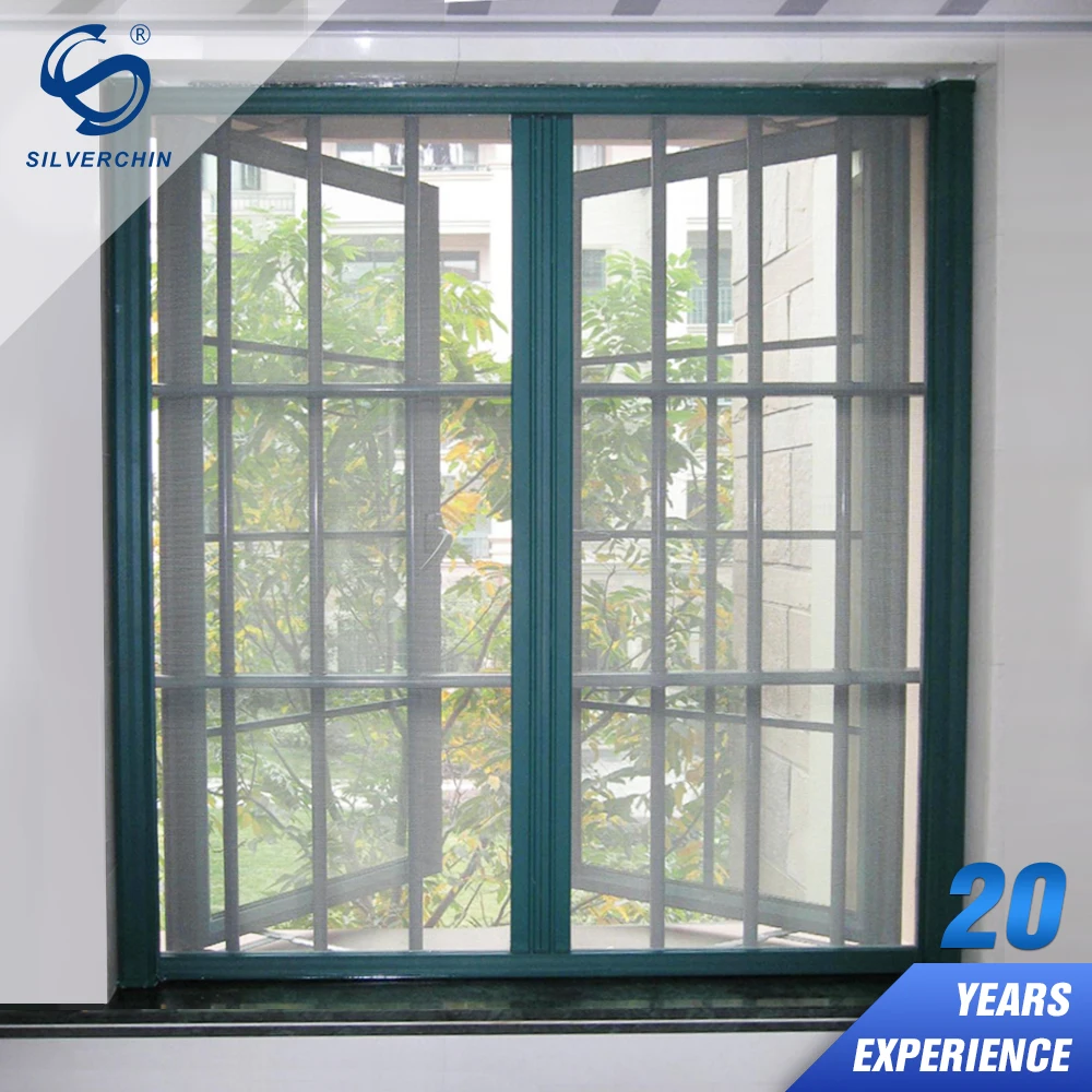 Анти насекомых сетки окна подкладке алюминиевые оконные рамы раздвижные окна с москитной сеткой